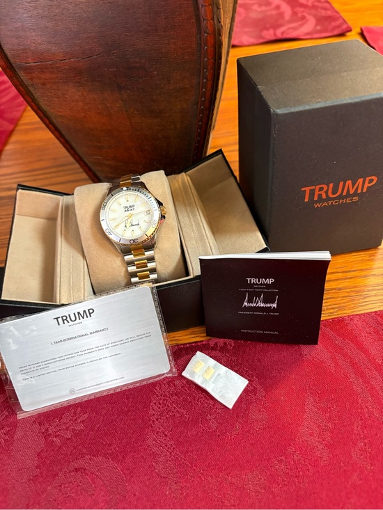 Donald J. Trump Accessories - Trump Two Tone Stainless Oyster Mother of Pearl Brand New Womens Wrist Watch